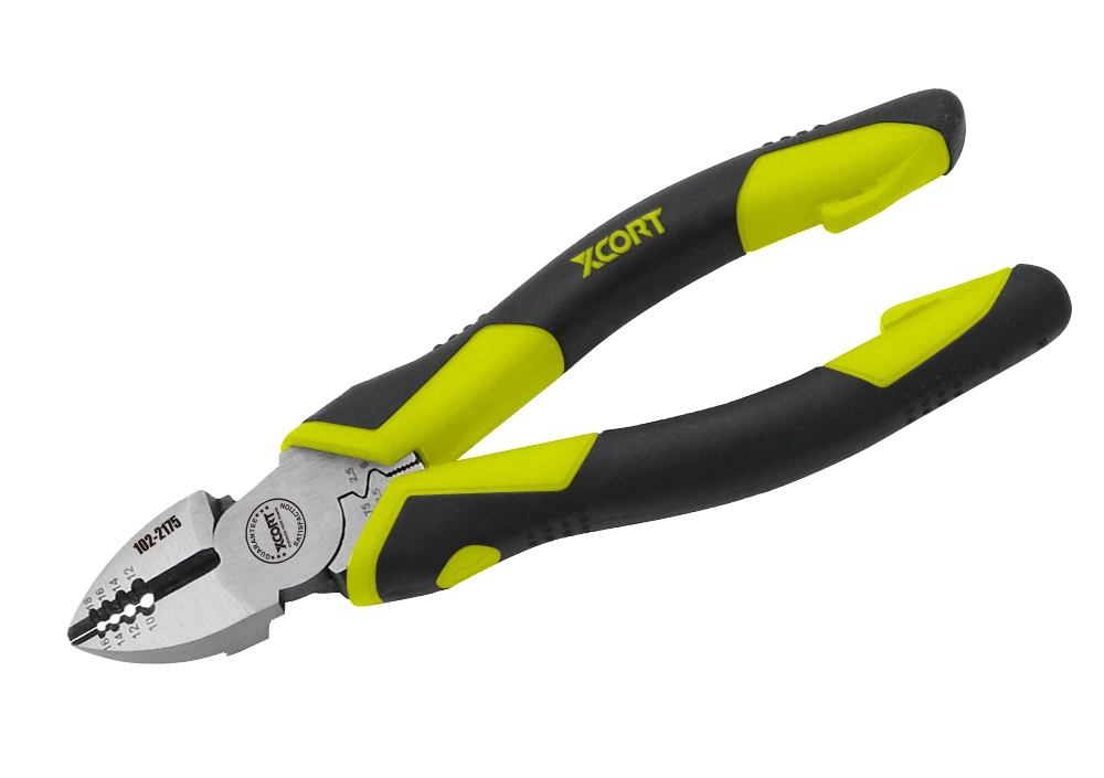 7"MULTI-FUNCTIONAL ECCENTRIC STRIPPING DIAGONAL PLIERS