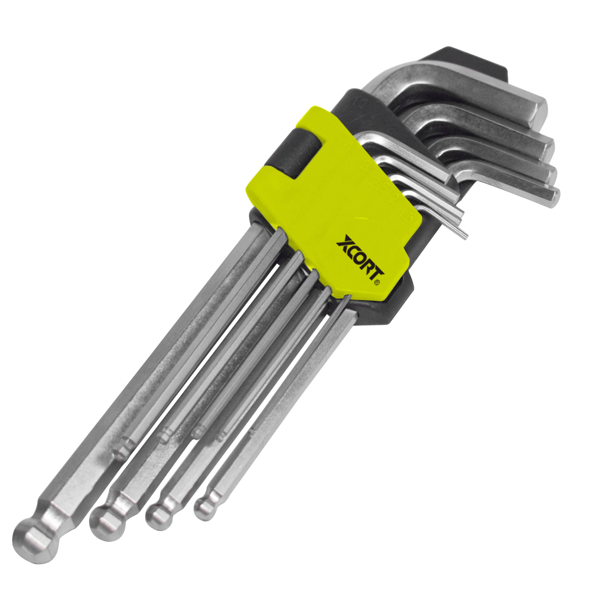 9PCS BALL POINT LONG ARM HEX KEY SET