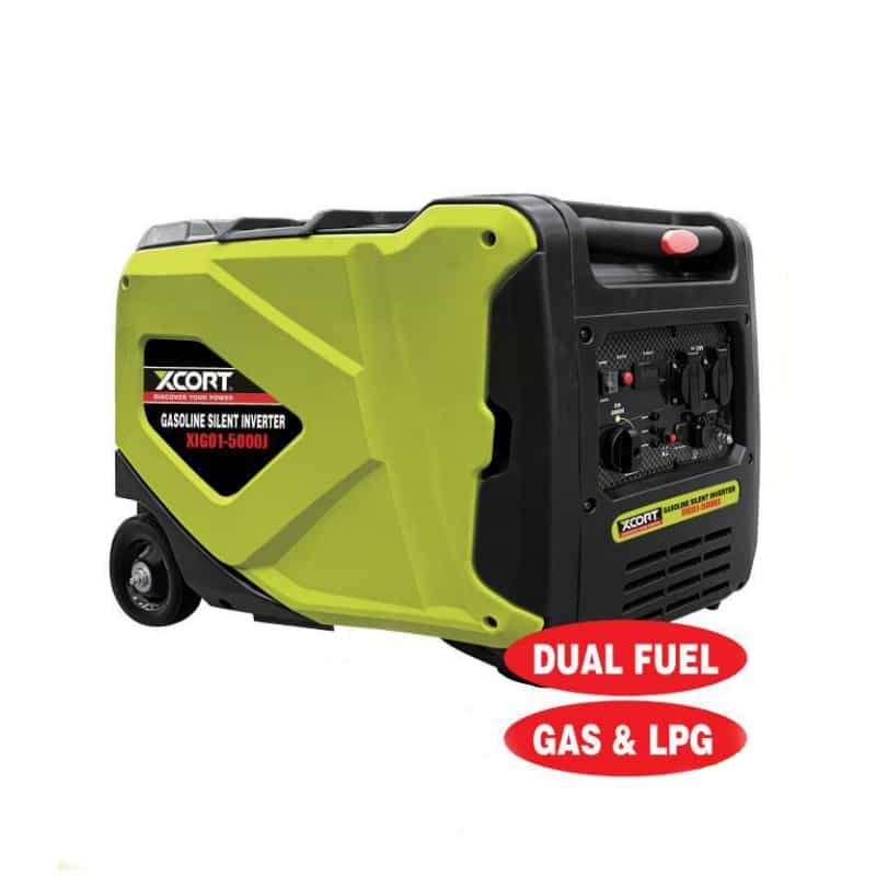 Dual fuel silent inverter generator XIG01-7500JD